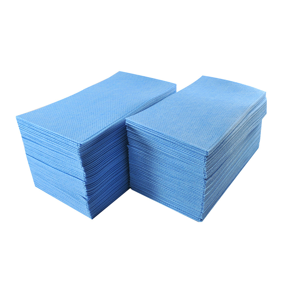 FOOD SERVICE TOWELS - 12X24 - BLUE - 100PCS/BOX