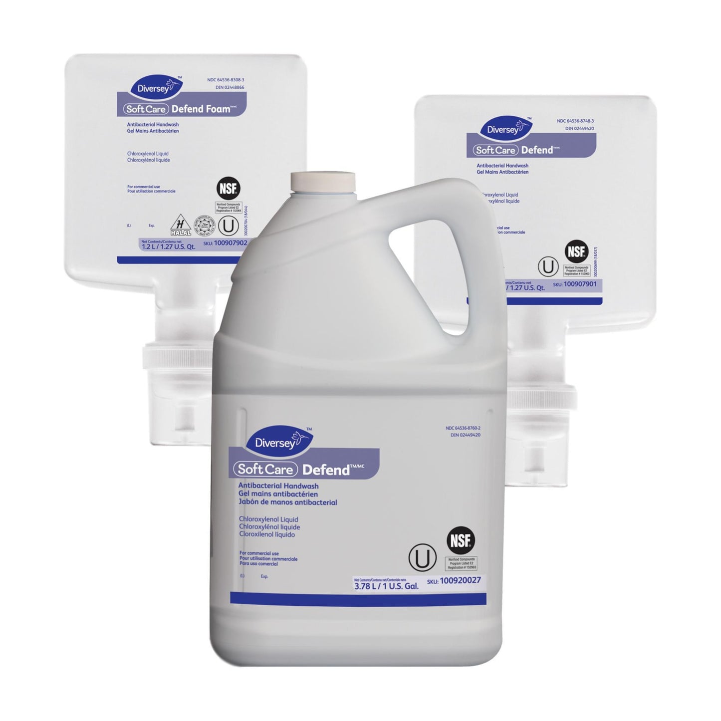 Diversey Soft Care Defend Antibacterial Foam Soap 6 X 1.2L