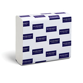 01271 EMBASSY TAD M.F. TOWEL 9X9.5 WHITE@12X334