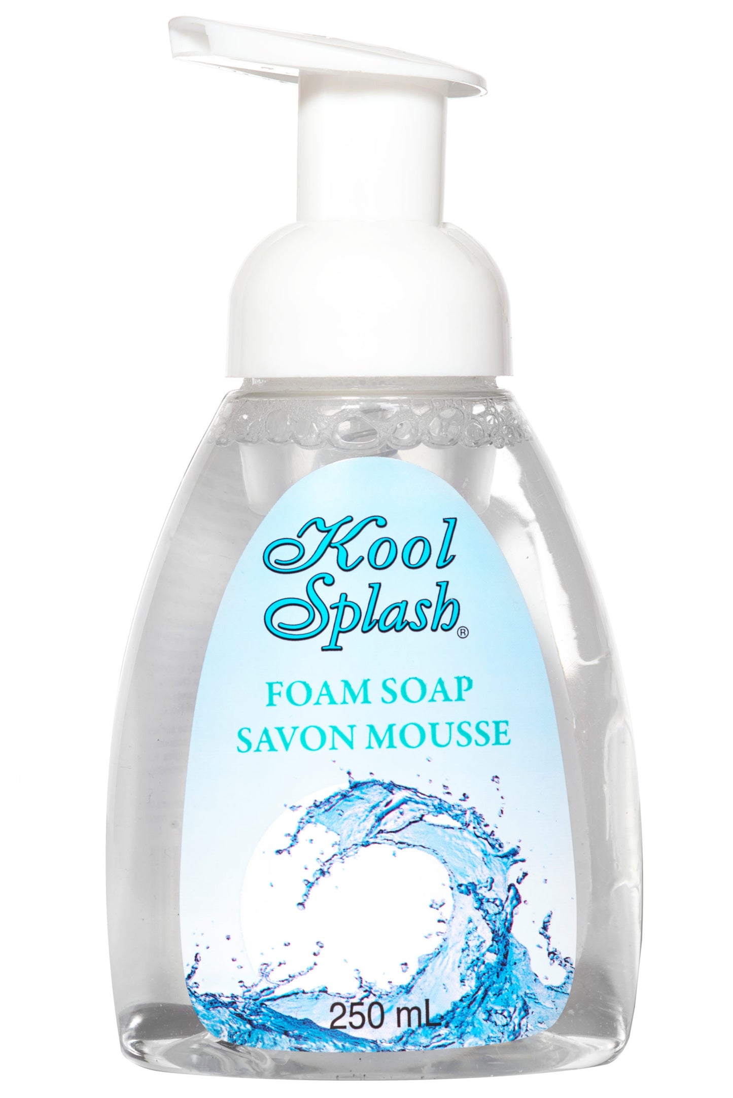 KOOL SPLASH® CLEARLY FRAGRANCE FREE FOAM SOAP 4X4L / 12X250ML / 6X1L