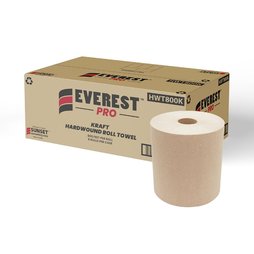HWT800K - EVEREST PRO 800FT ROLL TOWEL KRAFT (6/CS)