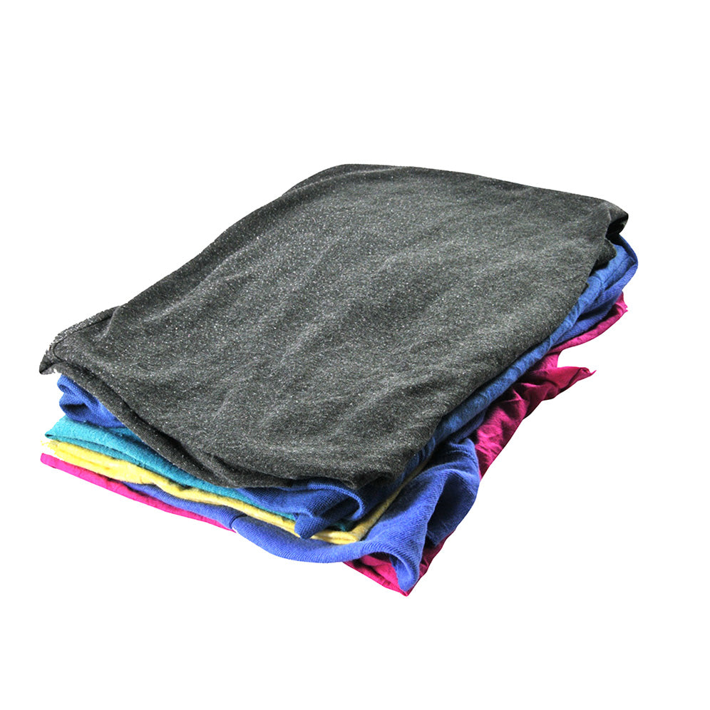 COLOR T-SHIRT WIPERS, 20LB - LABEL