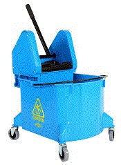40 Qt Downpress Bucket and Wringer - 3078Y / 3078B