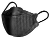 KN95 Formfitting Masks Black (20 boxes of 20) - 7765B