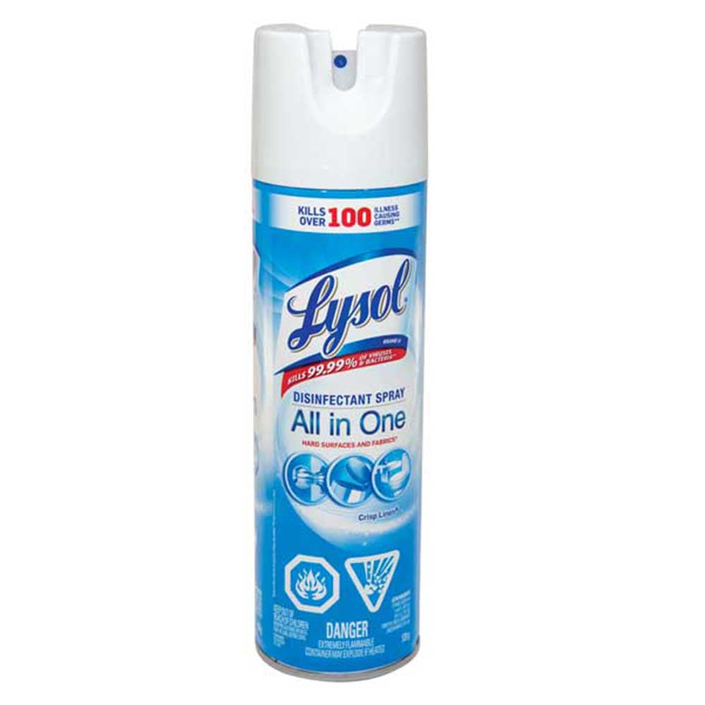 Lysol Disinfectant Spray, Crisp Linen, 539 g
