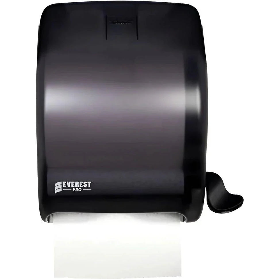 Everest Pro - 8" Roll Towel High Capacity Dispenser With Ergonomic Lever - SJT950TBK
