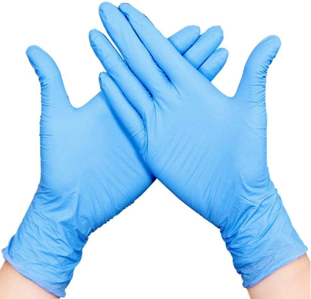 BLUE NITRILE GLOVE LARGE 10X100/CS