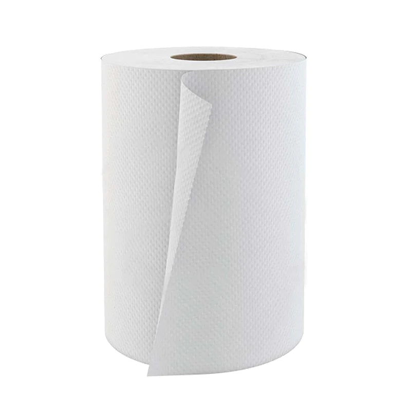 HAND TOWEL WHITE 8" x 425' CORE 1.75" 12/CASE