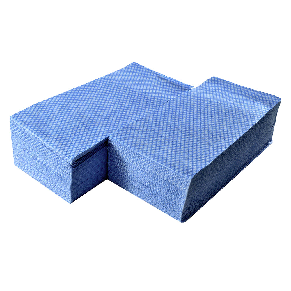 BLUE "E-Z" CLOTH,100 PCS DISPENSER BOX - 10-7100-BB