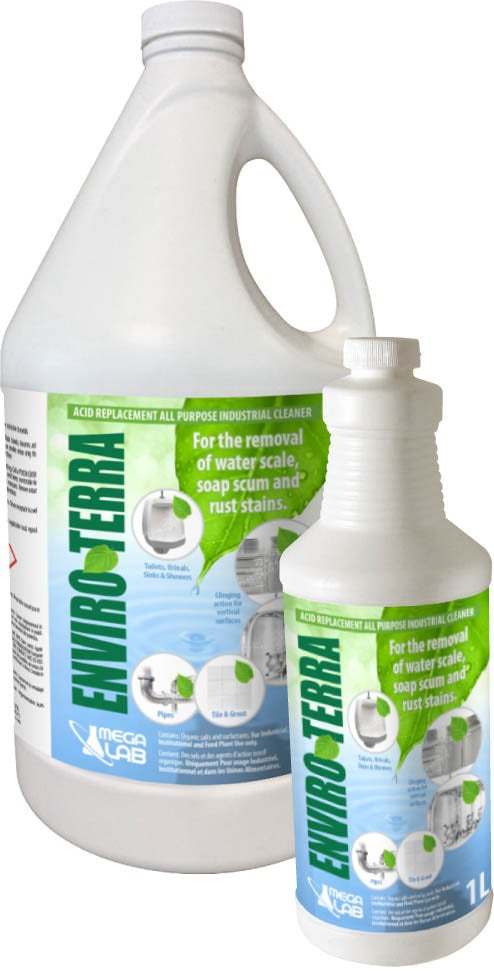 Megalab Enviroterra Non Acid Restroom Cleaner 12X1L