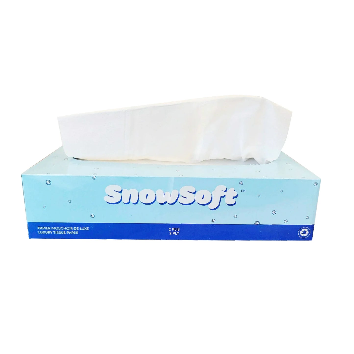 FT10030 SNOWSOFT 2PLY 100 SHEETS FACIAL TISSUE (30/CS)
