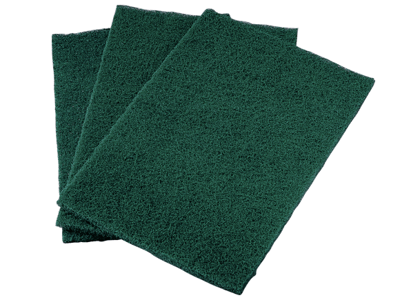 6"x9" H.D. Green Scouring Pad 100 case - 7005