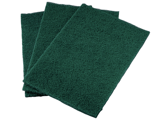 6"x9" H.D. Green Scouring Pad 100 case - 7005