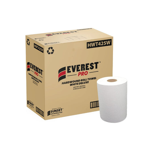 HWT425W EVEREST PRO WHITE 425FT 12 ROLLS/CS – HAND TOWEL ROLLS