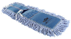 Pro-Stat® Dust mop head 18" x 5" Blue Tie-On - 3904