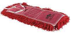 Pro-Stat® Dust mop head 18" x 5" Red Tie-On - 3100R