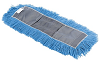Pro-Stat® Dust mop head 18" x 5" Blue Slip-On to be used with Breakaway Frames - 3300
