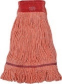 Synthetic Looped End Wet Mop Narrow Band Red 20oz RED - 5091R