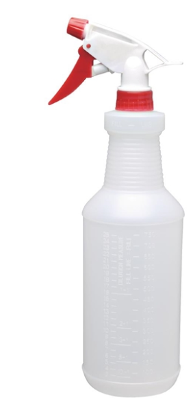 SPRAY BOTTLE WITH TRIGGER 12 C/S