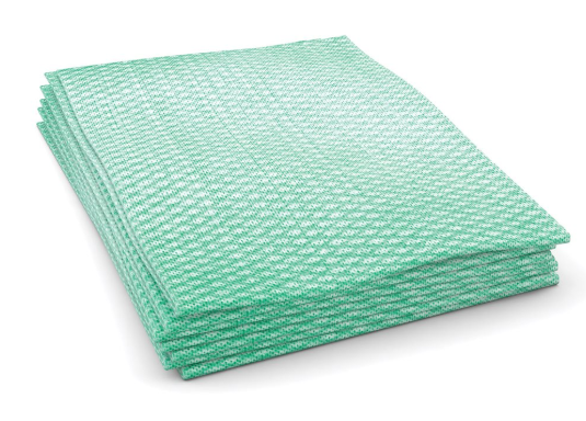 FOOD SERVICE TOWEL GREEN/WHITE 12X14 200/CASE