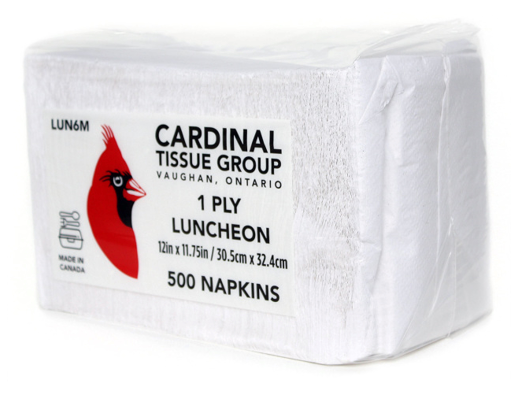 CARDINAL LUNCHEON NAPKIN 500S - LUN6M