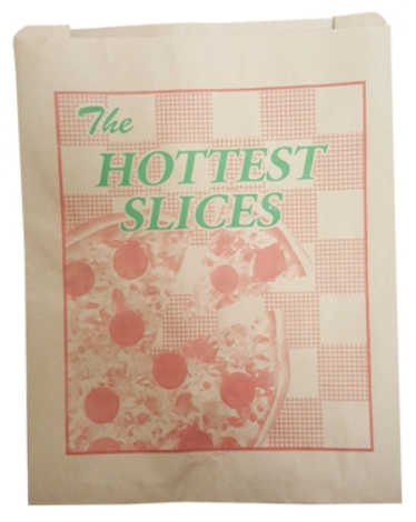 PIZZA SLICE PRINTED BAG 500 CASE